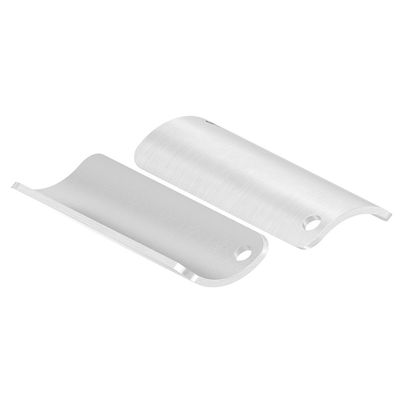 Handlaufanschlussplatte, 33,7mm, V2A
