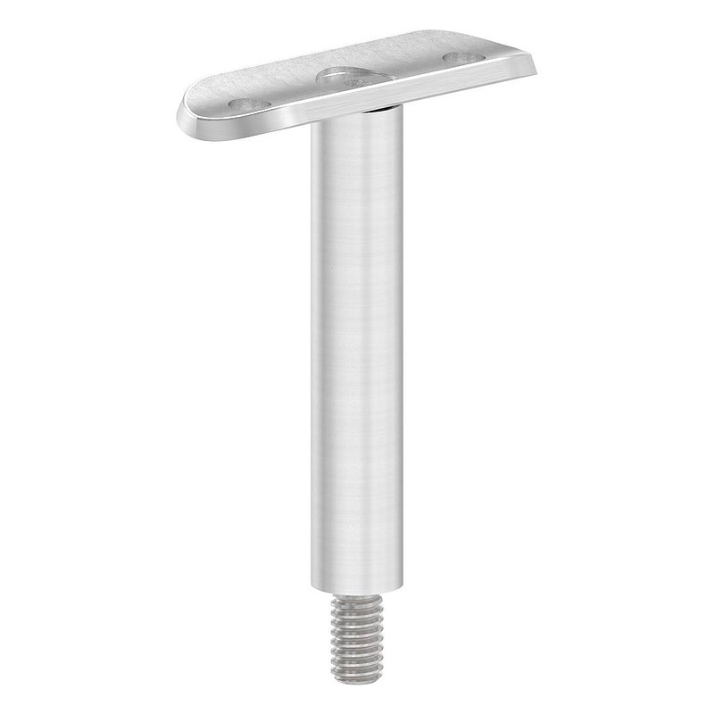 Stift Ø 14mm mit Handlaufanschlussplatte für Rohr 42,4mm, V2A