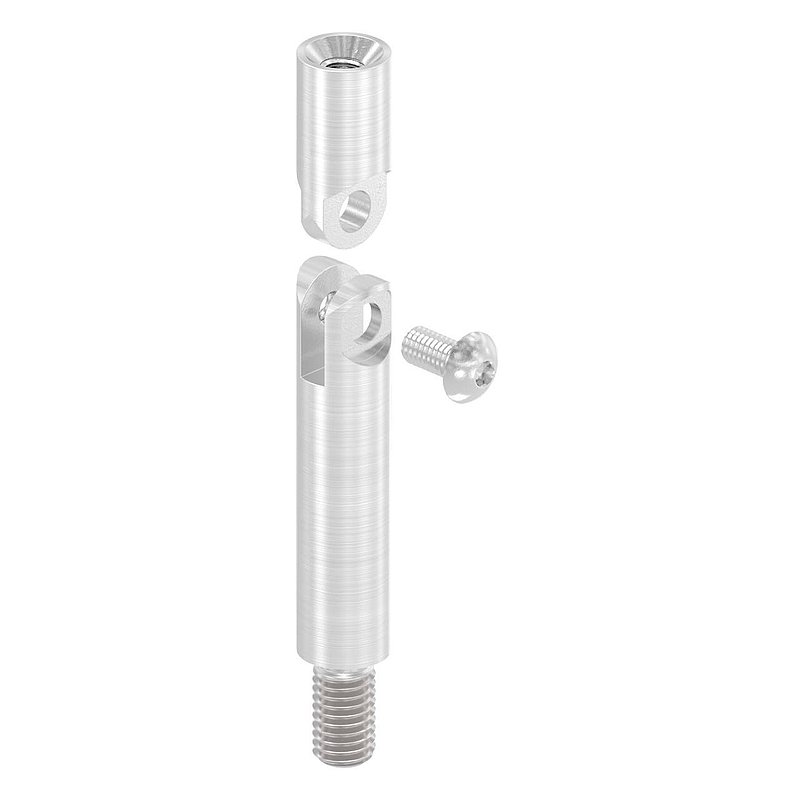 Tige articulée Ø 12mm, L: 68mm, V2A