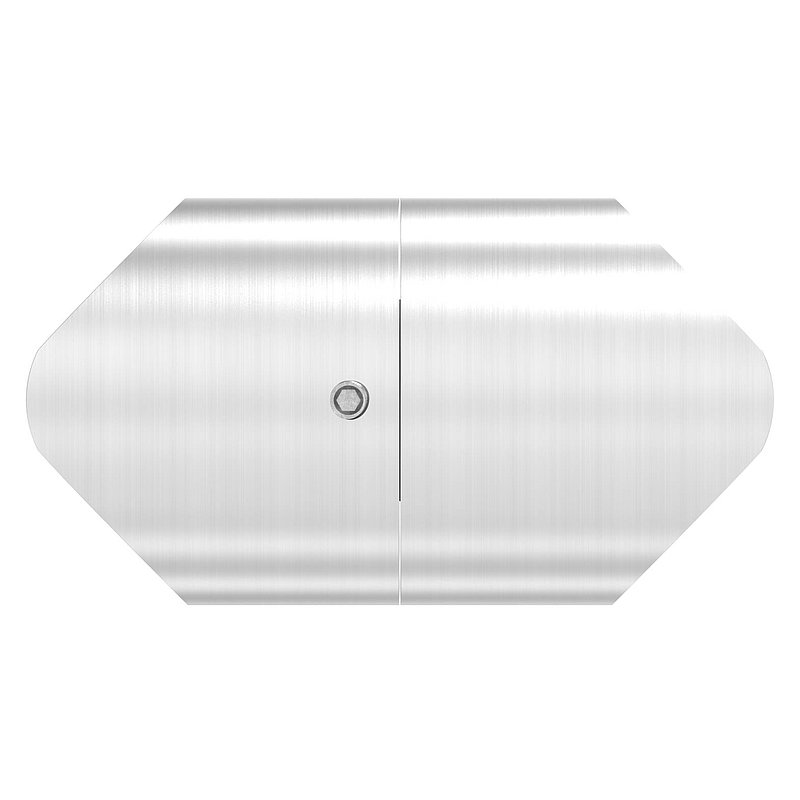 Rohrverbindungsstück von 48,3 / 48,3mm, V2A