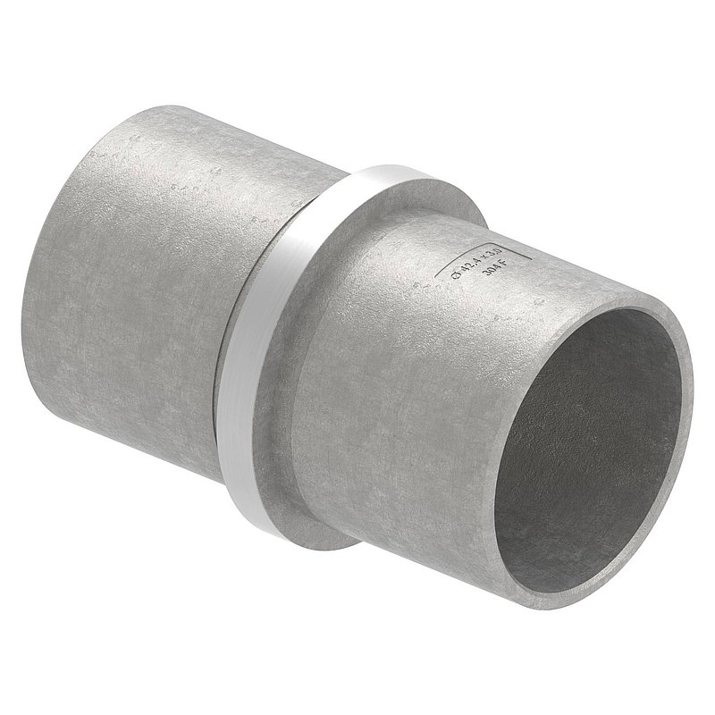 Verbindungsstück für Rohr 42,4x3,0mm, V2A