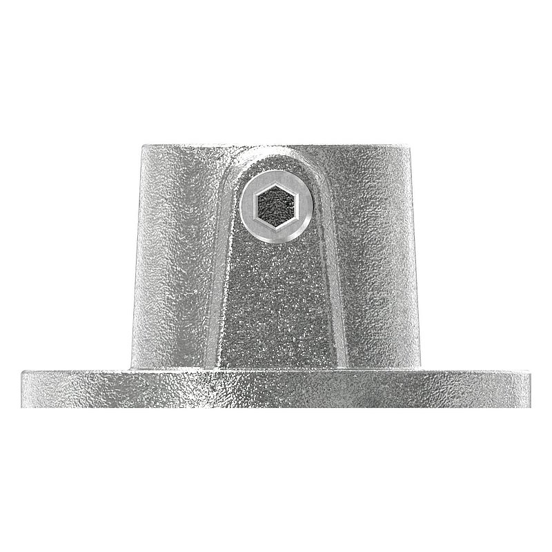 Wall bracket with 4 holes, for 48.3 mm pipe