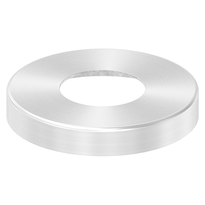 Abdeckrosette, 76x12mm, Bohrung 34mm, V2A