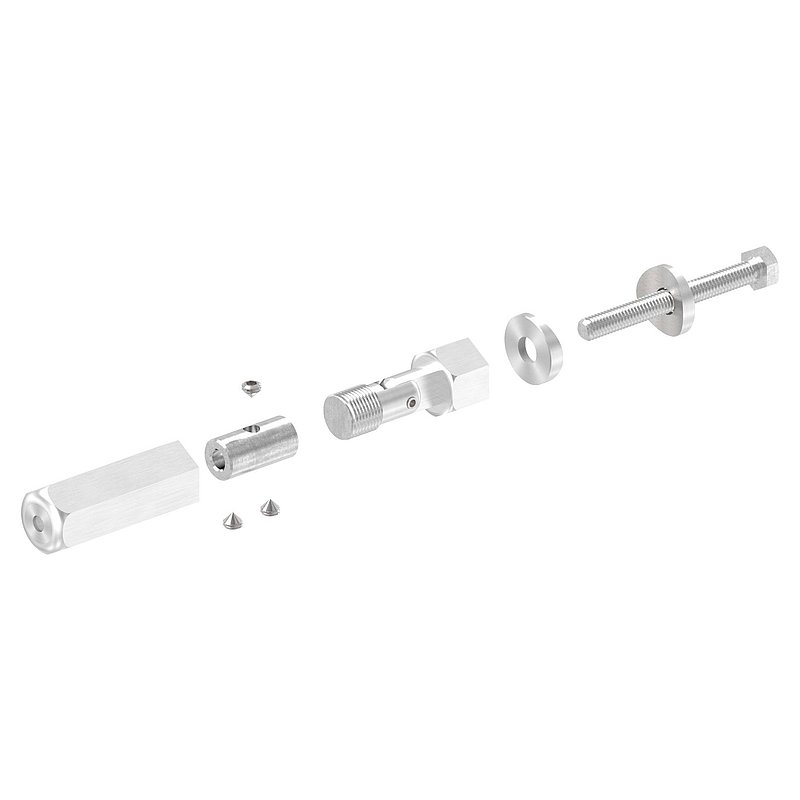 Gewindeterminal zur Selbstmontage, Seil 4mm, V2A