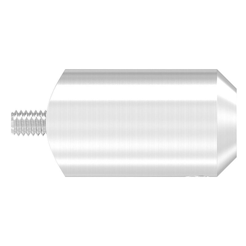 Cross bar holder for butt joint, bore Ø 12.5mm, connection 33.7mm, AISI304