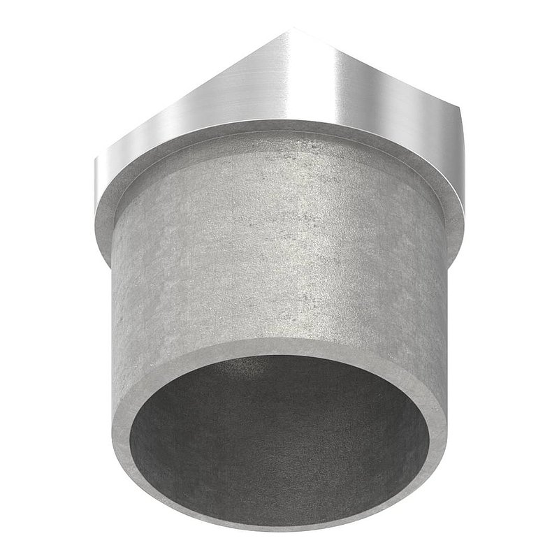 Rohrsattel, Anschluss oben: Rohr 42,4mm, V2A