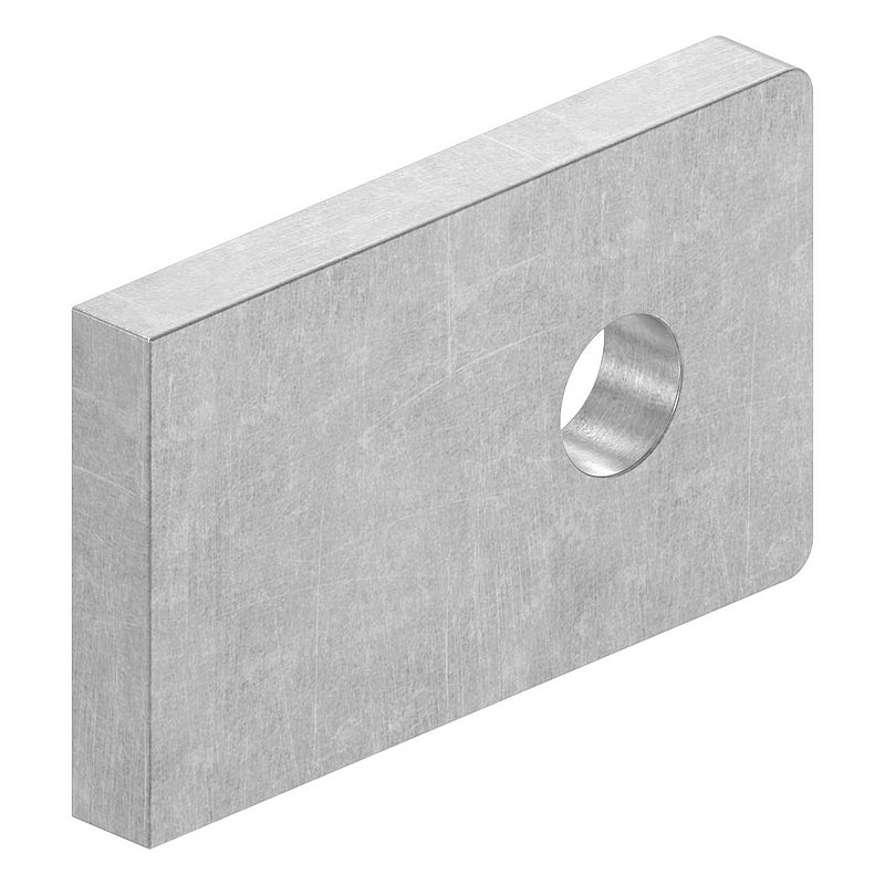 Anschweißlasche eckig 50x30x6mm