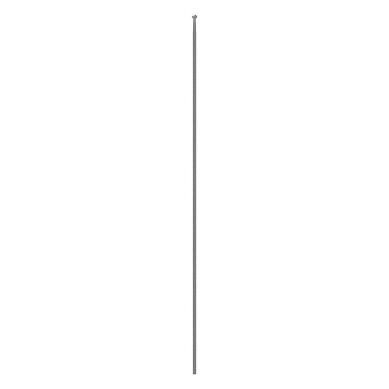 Zaunstab Ø 12mm, H: 1200mm, konisch, Knopf eckig