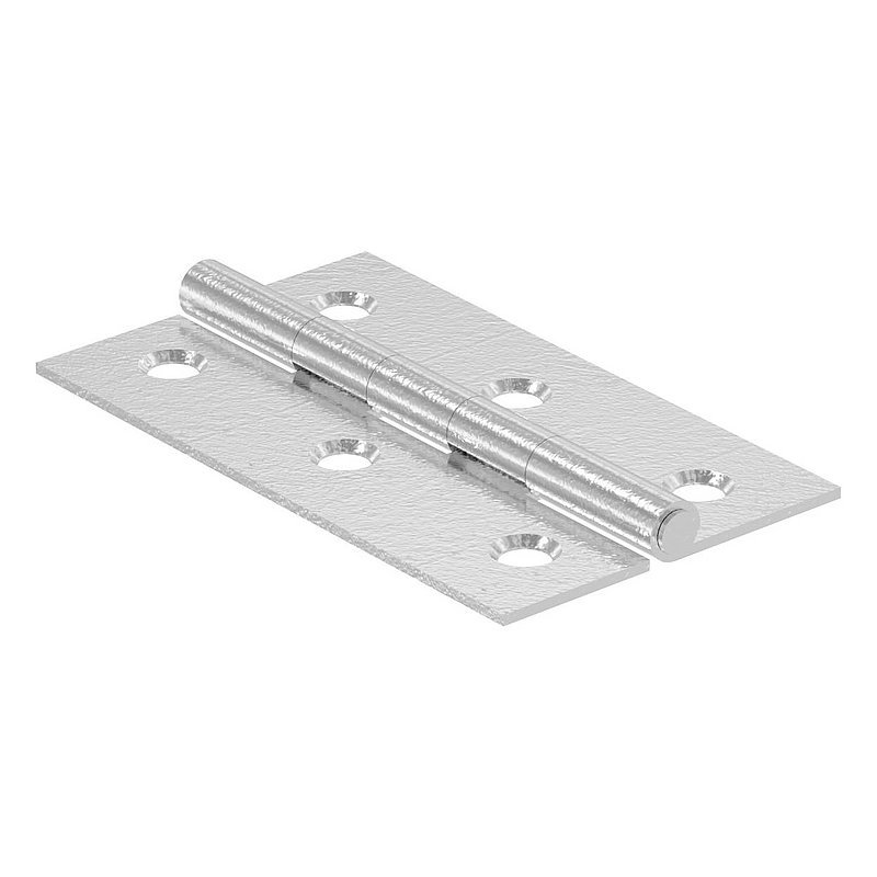 Edelstahl-Scharnier 60x35mm mit festem Zapfen