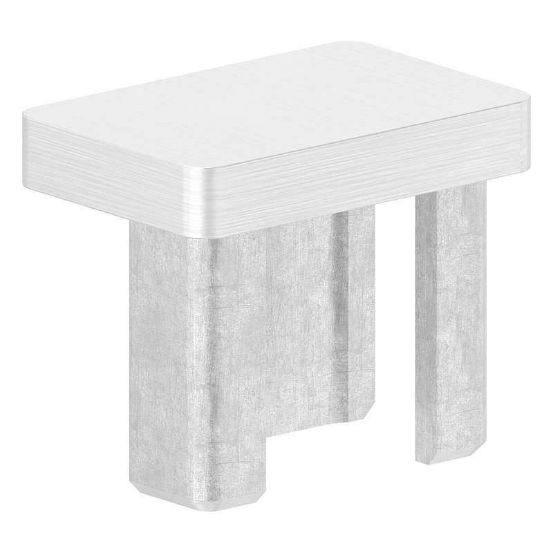 Einsteckkappe, für Rohr 30x20x2,0mm, V4A