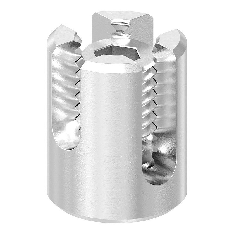 Kreuzklemme für Seil Ø 6mm, V4A