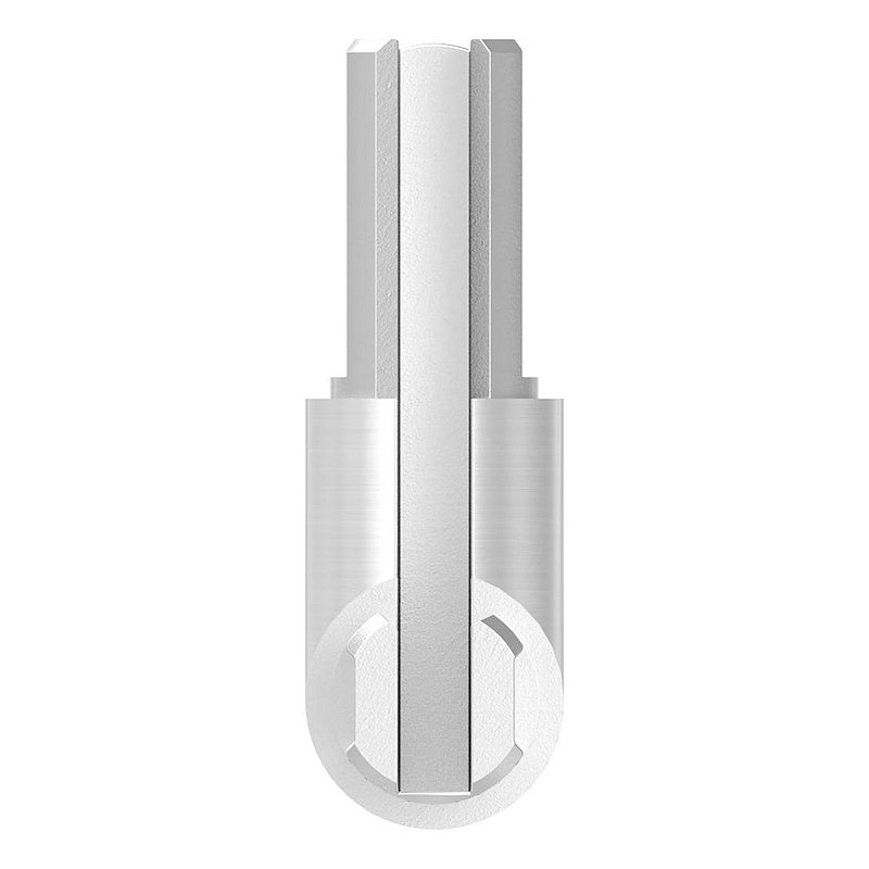 Corner connector for round clamping profile 18x1.25 mm, AISI304