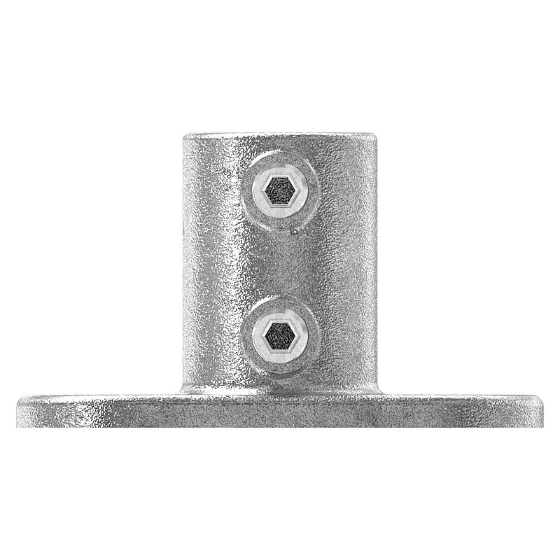 Wandhalter mit 2 Bohrungen, für Rohr Ø 33,7mm