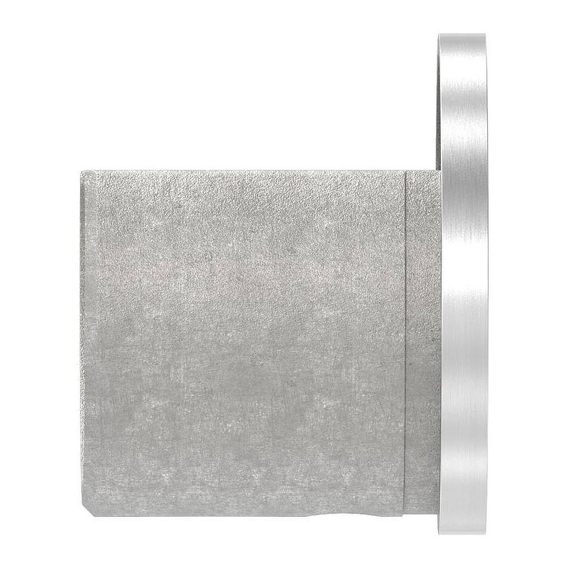Embout, plat, pour tube à fond de gorge Ø 42,4mm, V4A