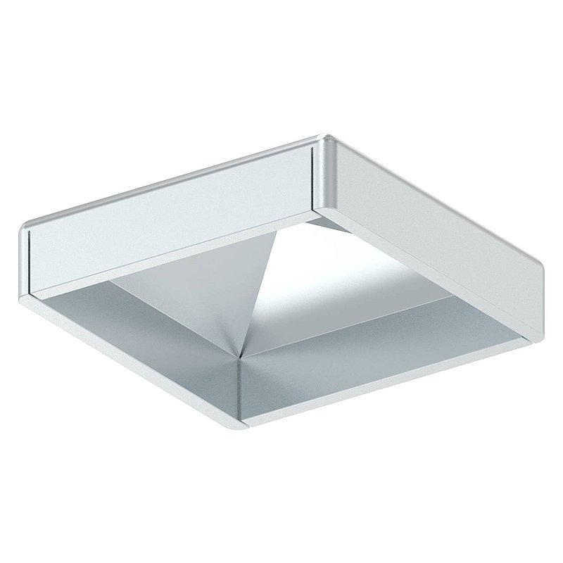 Pfeilerbedecker für Rohr 30x30mm, verzinkt