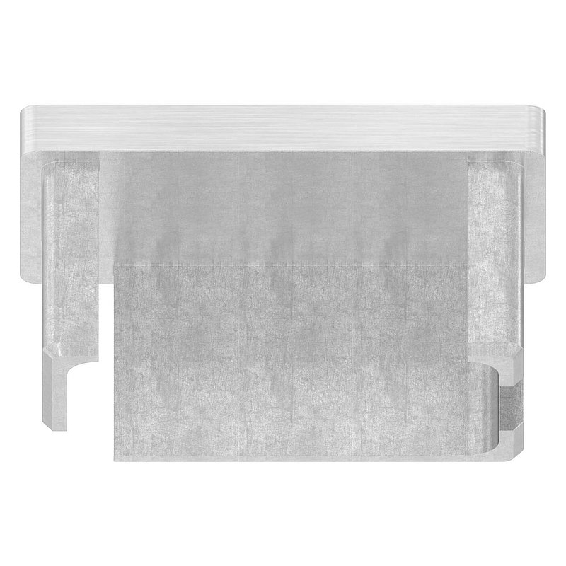 Einsteckkappe, für Rohr 50x30x2,0mm, V2A