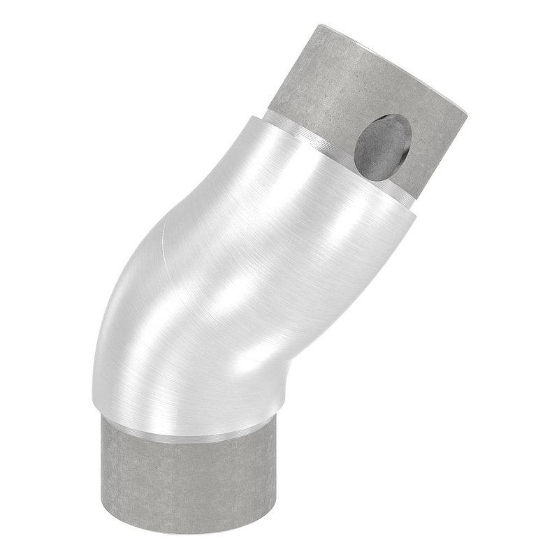 Rohrbogen 90°, verstellbar, für Rohr 42,4x2,0mm, V2A