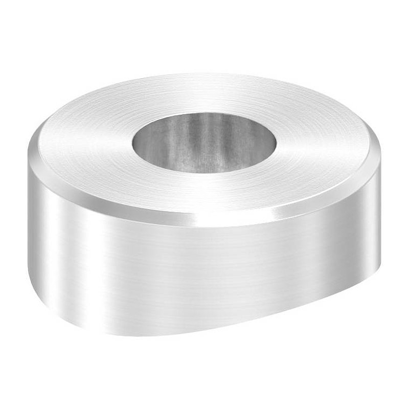 Ausgleichsstück (ohne Senkung) für Rohr 42,4mm, Ø 16mm, V2A