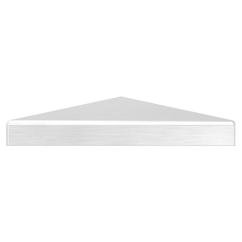 Pyramidenkappe, für Rohr 90x90mm, V2A