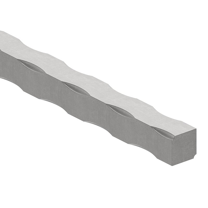 Vierkant S235JR, 14x14mm, L: 3000mm