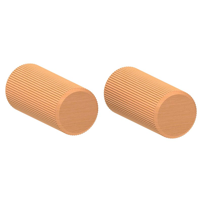Coude à 90° pour mains courantes en bois  de chêne, Ø 42,4mm
