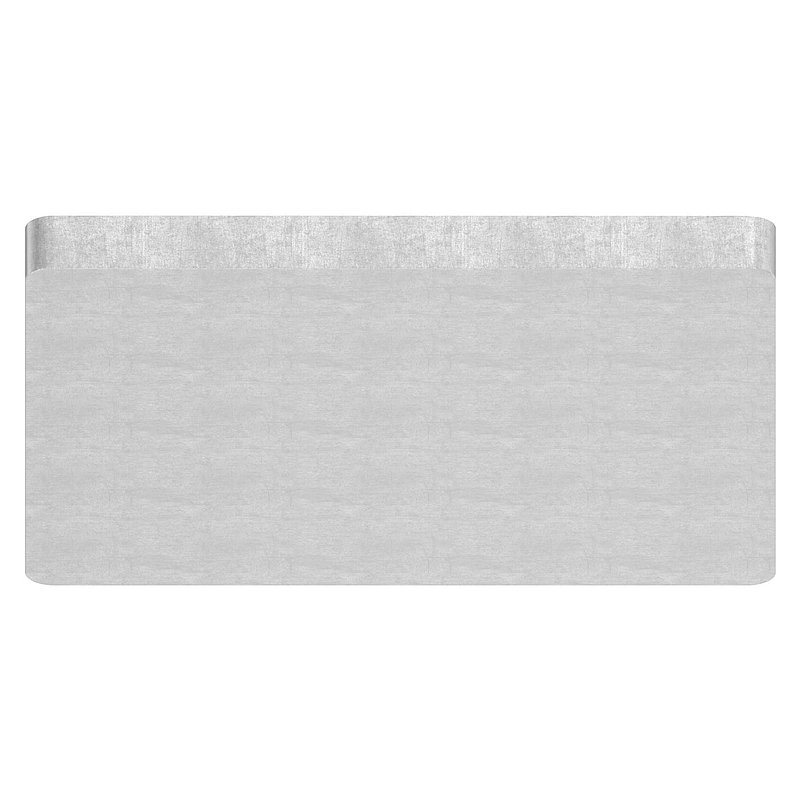 Flachkappe für QR 50x50mm, Stahl roh