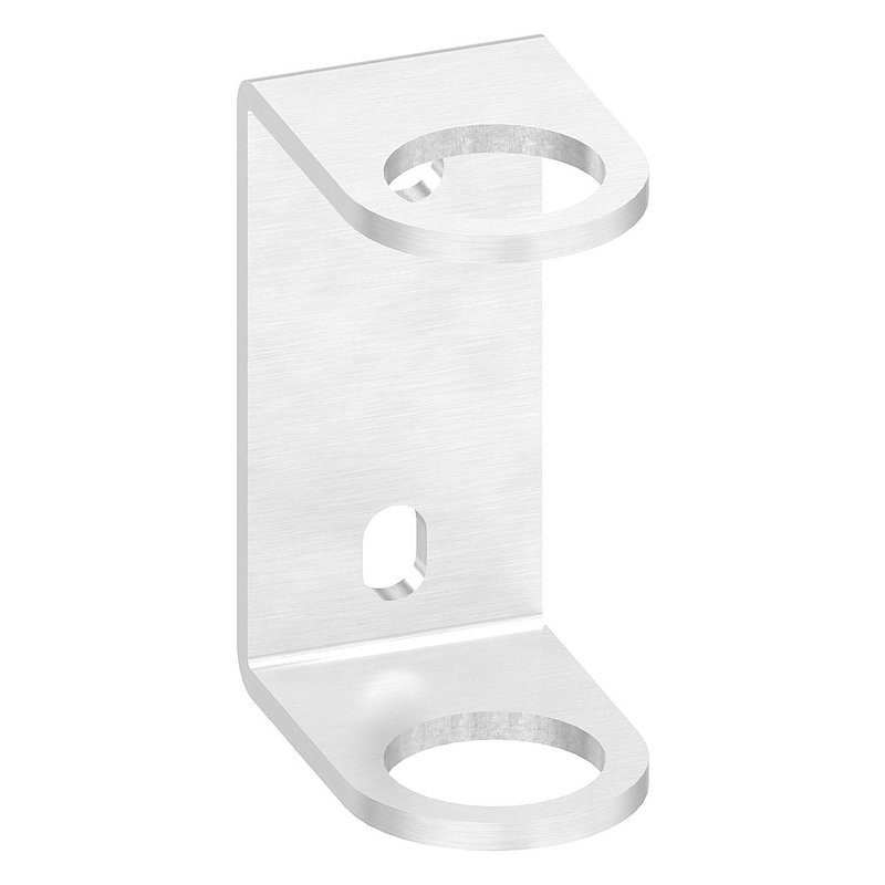 Wandbefestigung für Geländerpfosten 42,4mm, V2A