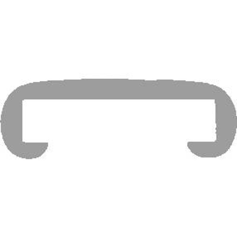 Kunststoffhandlauf für 40x8mm, stratos-grün