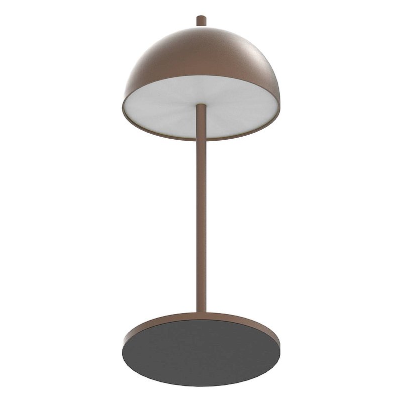 STALYS n°1 Sunset Oak : Lampe de table rechargeable bronze en 28x12x12cm