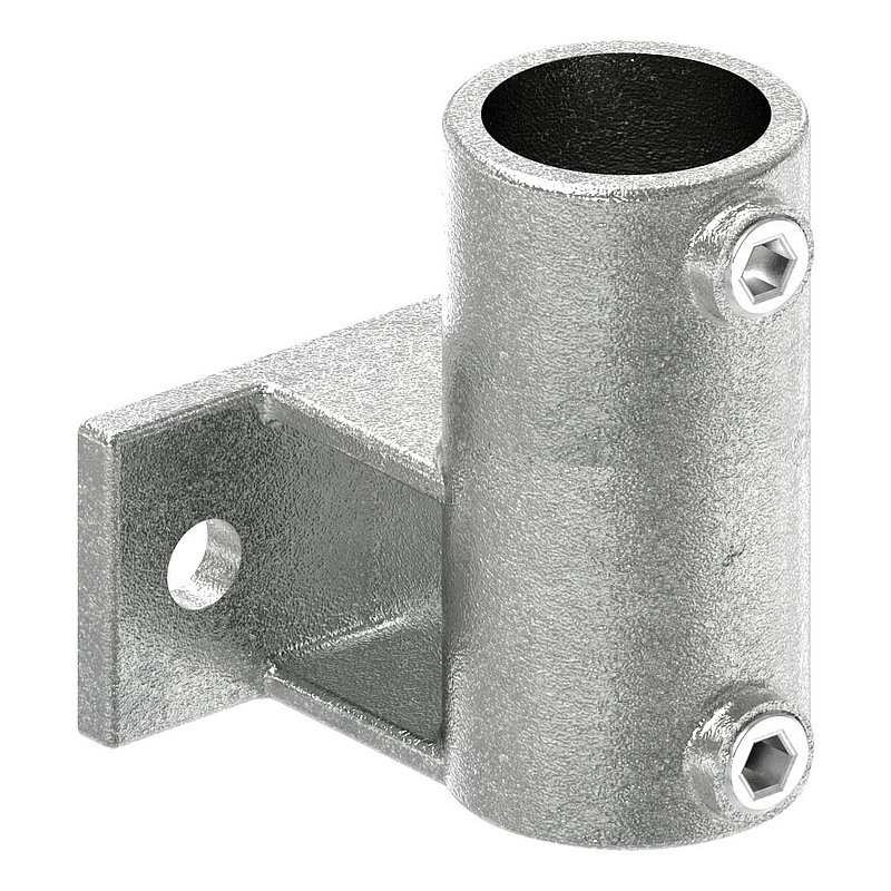 Wall bracket with 2 holes, for pipe Ø 42.4 mm