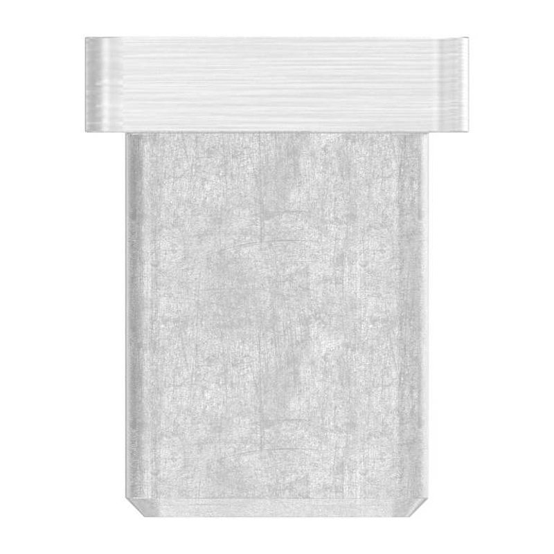 Einsteckkappe, für Rohr 50x20x2,0mm, V2A