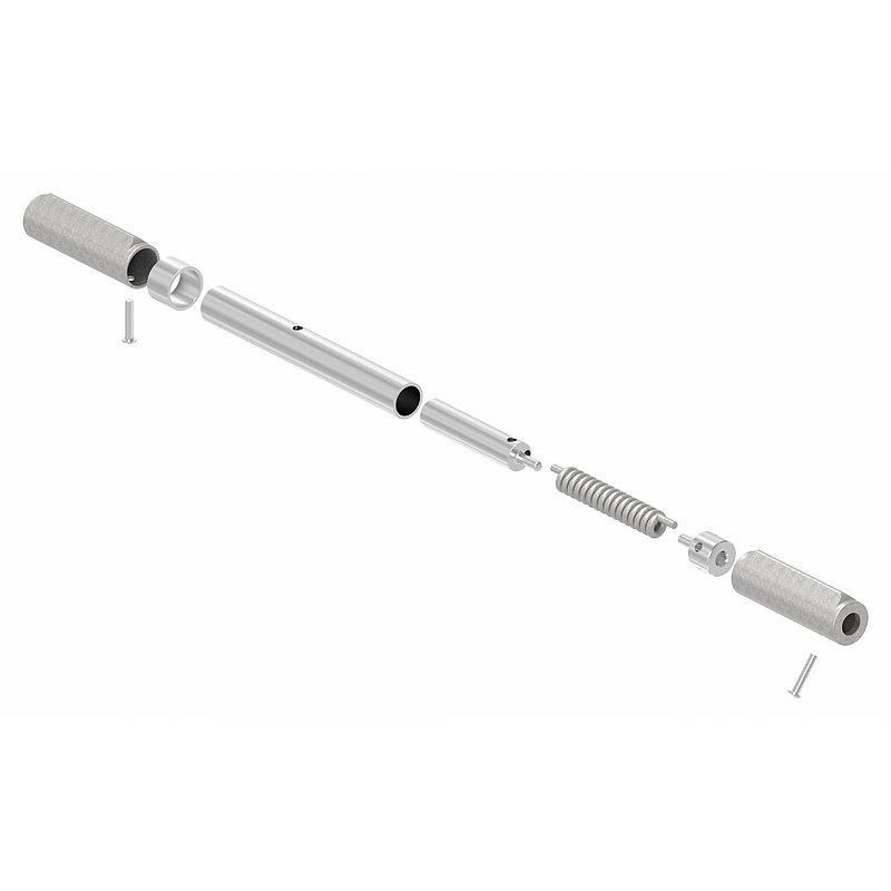 Gond à souder, acier inoxydable V2A