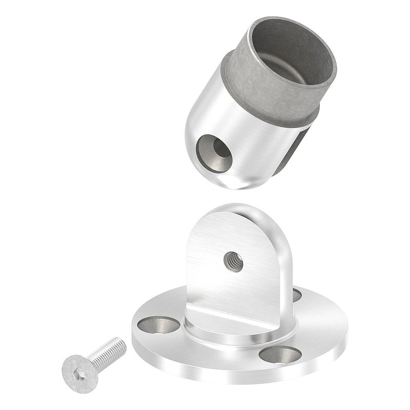 Wandhalter flexibel, für Rohr 42,4x2,0mm, V4A