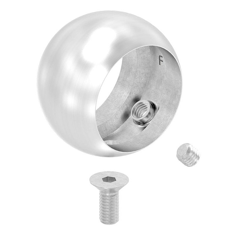 Kugelring für Handlaufhalter, 33,7mm, V4A