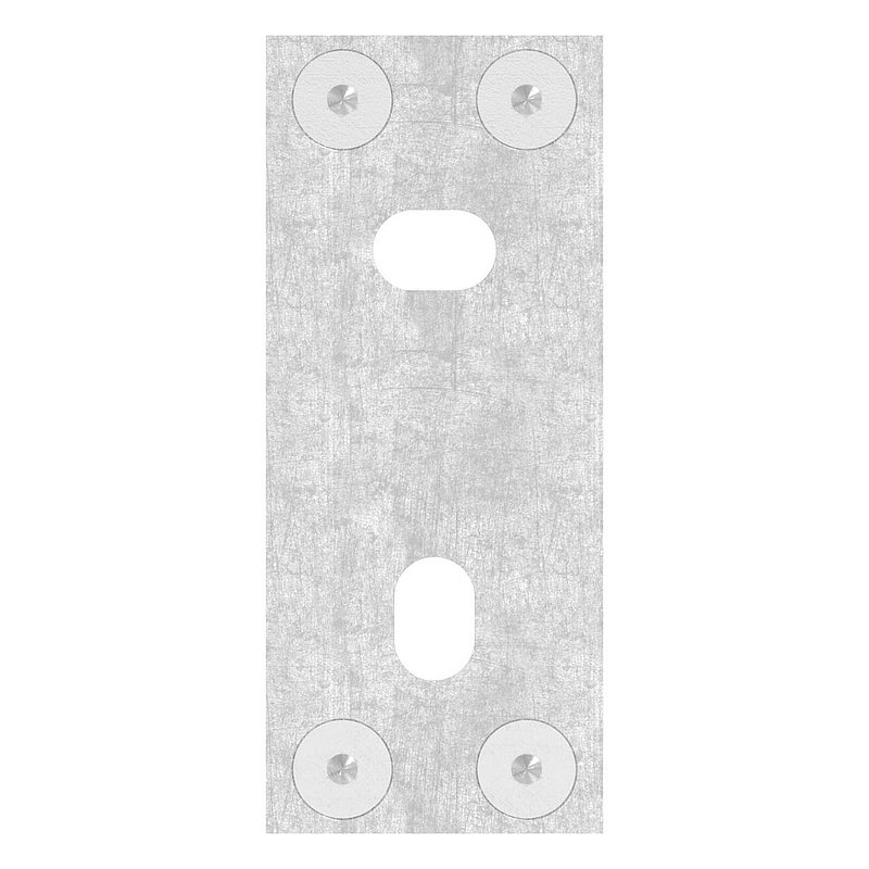 Wall mounting for posts 40x40mm, AISI304