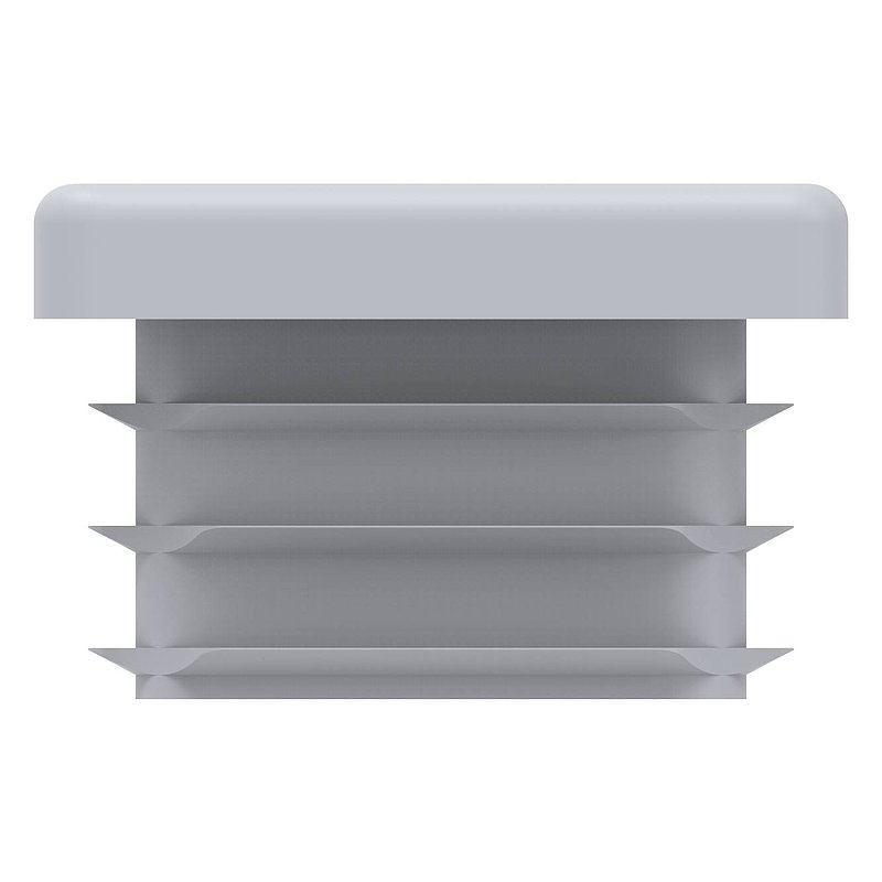 Bouchon plastique pour tube rectangle 50x30mm