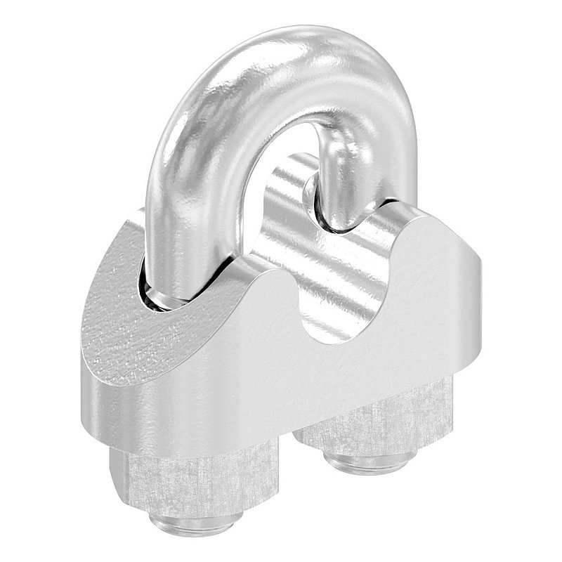 Drahtseilklemmen für Seil 5mm, V4A