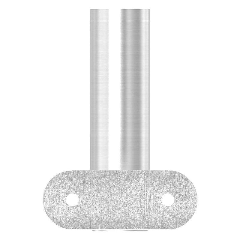Handlaufhalter mit Gelenk, Handlaufanschlussplatte 42,4mm, V2A