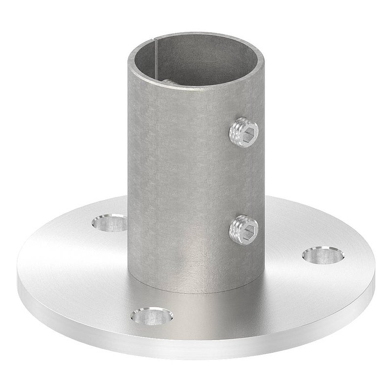 Ancrage mural et au sol, pour tube 42,4x2,0mm, V2A