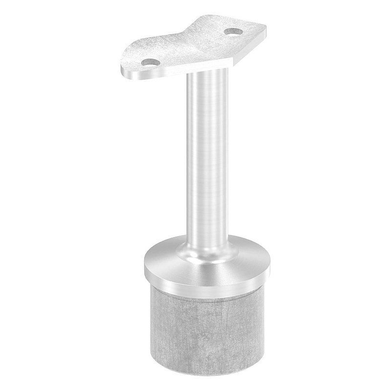 Rohrabschlussstopfen für Rohr 42,4x2,0mm, Handlaufanschlussplatte 135°, V2A