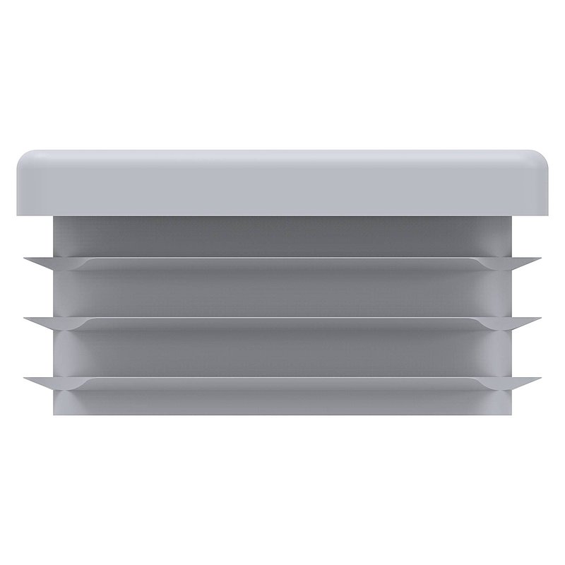 Plastic cap for rectangular tube 60x40mm