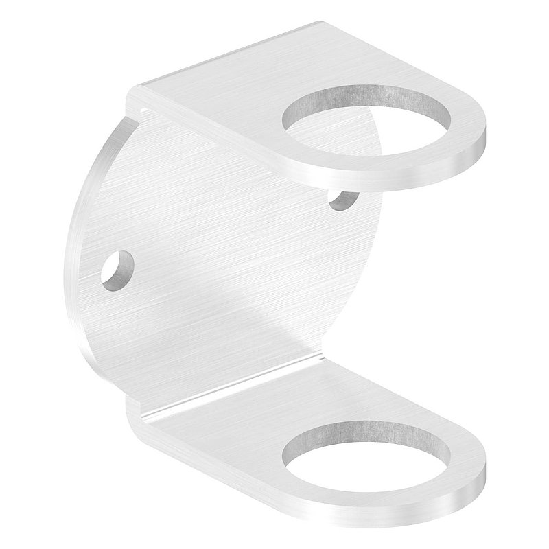 Wandbefestigung für Geländerpfosten 42,4mm, V2A