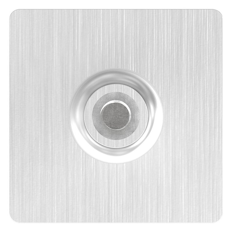 Stopfen mit Stift für Rohr 40 x 40 x 3,0mm, Höhe 80mm, mit M6 Innengewinde
