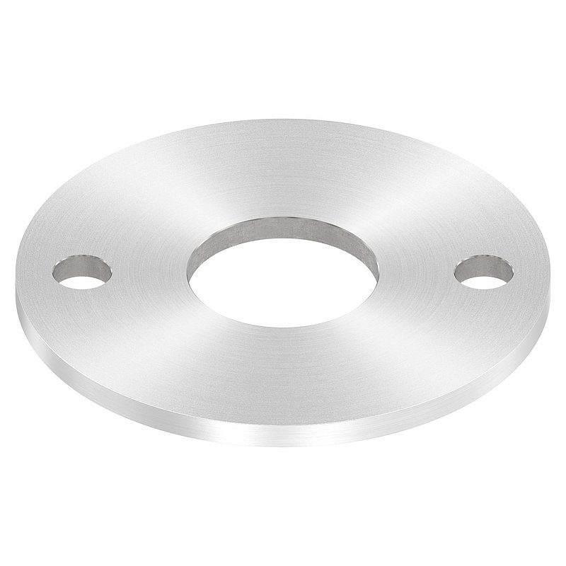 Ankerplatte Ø 120x6mm, mit Rundschliff, V2A