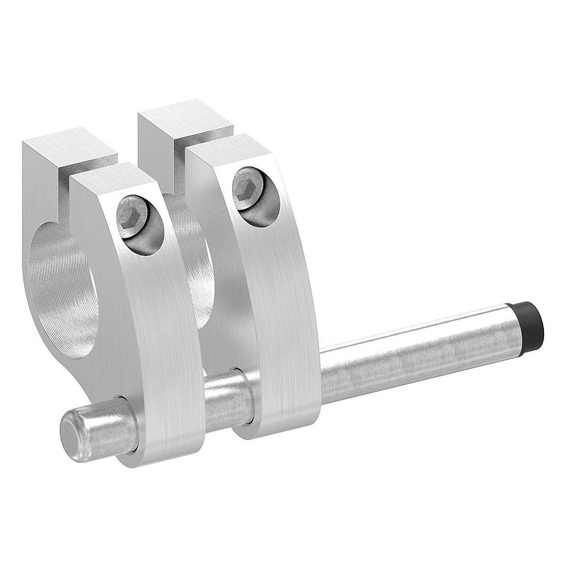 Stopper for double roller carriages, AISI304