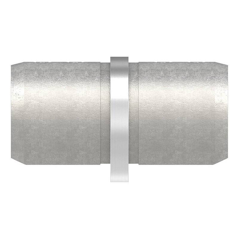 Tube connector for grooved tube 42.4 mm, AISI304
