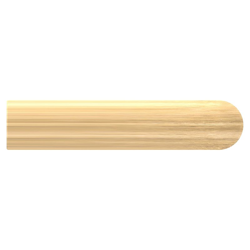 main courante en bois chêne, Ø 42mm, longueur 200mm, laquée