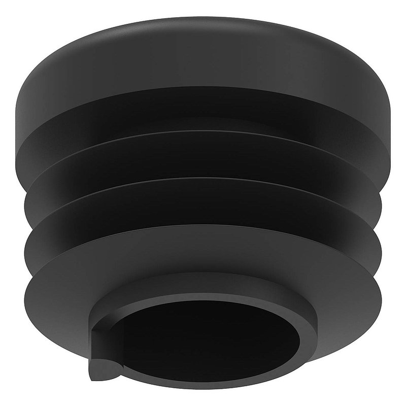 Bouchon plastique pour tube rond 21,3mm