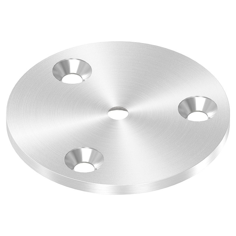 Ronde, Ø 70x4mm, mit Rundschliff, V2A