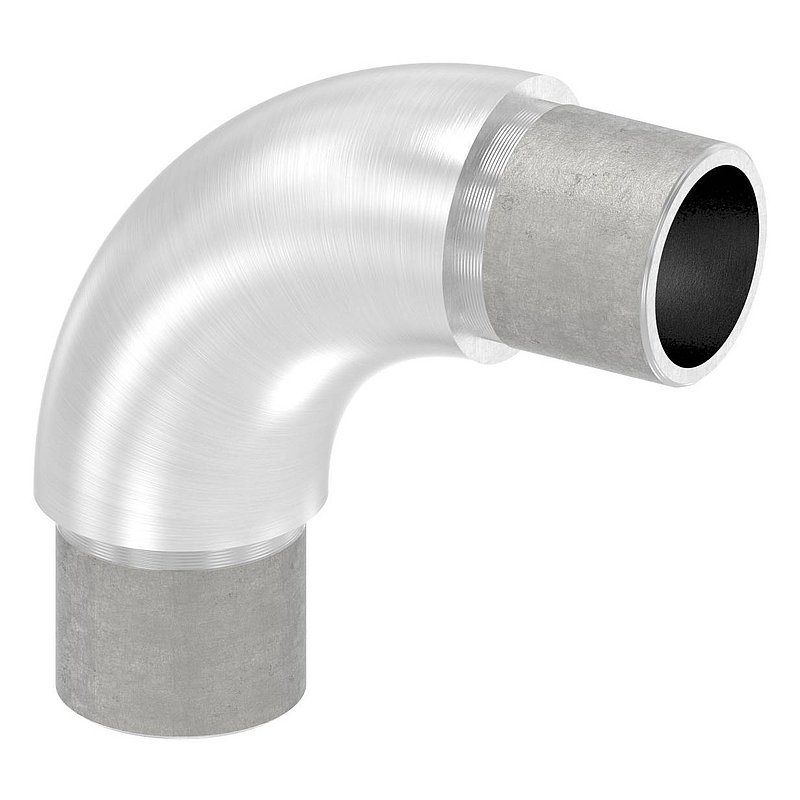 Rohrbogen 90°, für Rohr 26,9x2,0mm, V4A